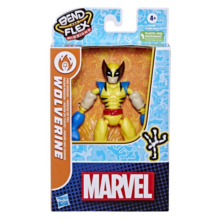 Hasbro - Avengers - Bend And Flex Wlvrn Fire Mission - Limolin 