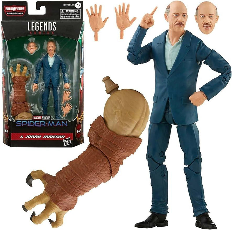 Hasbro - Marvel - Legends Spider-Man 6 Inch Action Figure Baf Armadillo - Limolin 