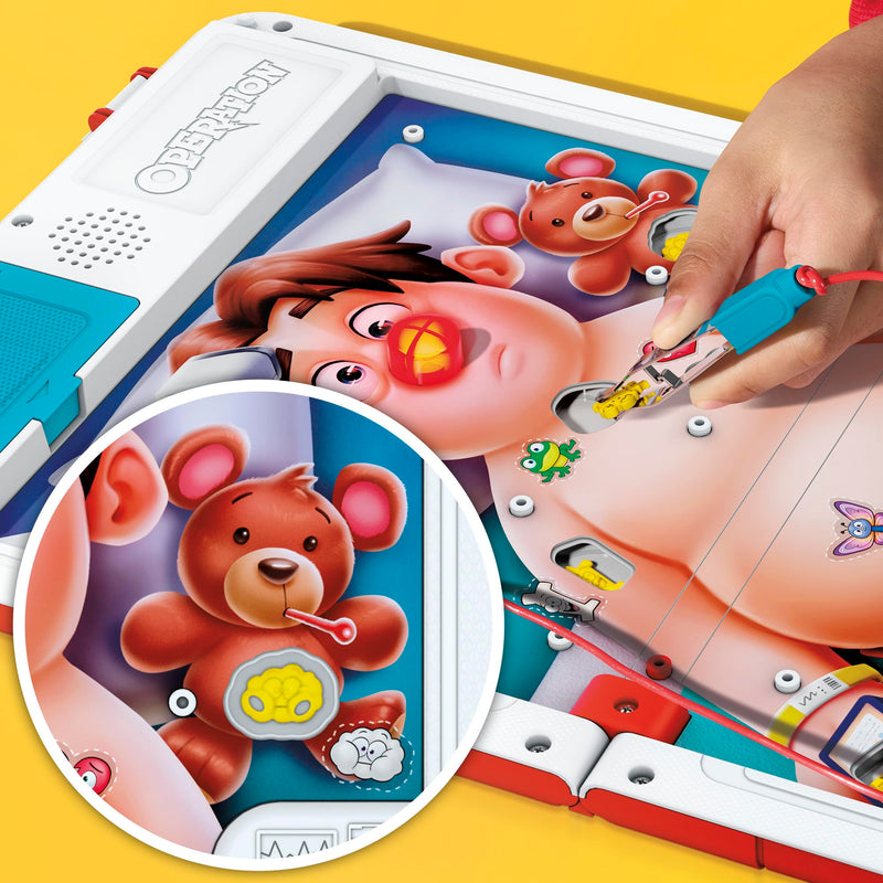 Hasbro - Operation Electronic Board Game with All-in-One Carrying Case - Limolin 