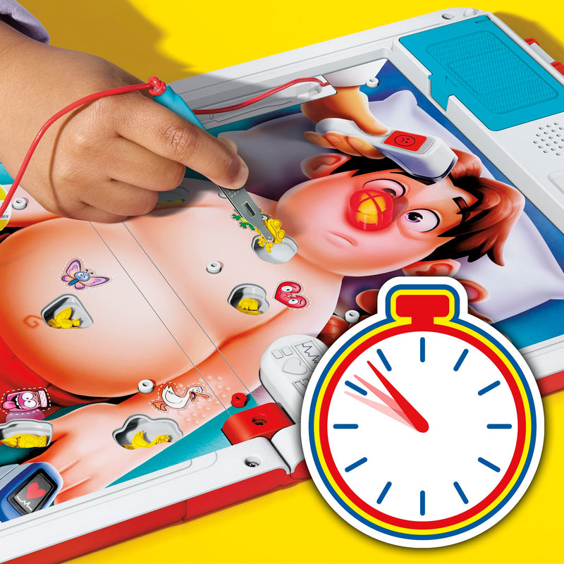 Hasbro - Operation Electronic Board Game with All-in-One Carrying Case - Limolin 
