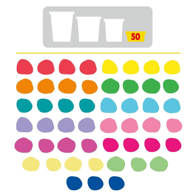 Hasbro - PLAY-DOH - SUPER RAINBOW FAVORS 50pk - Limolin 