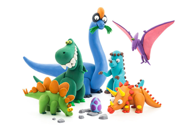 Hey Clay - CLAY SET - DINOS - Limolin 