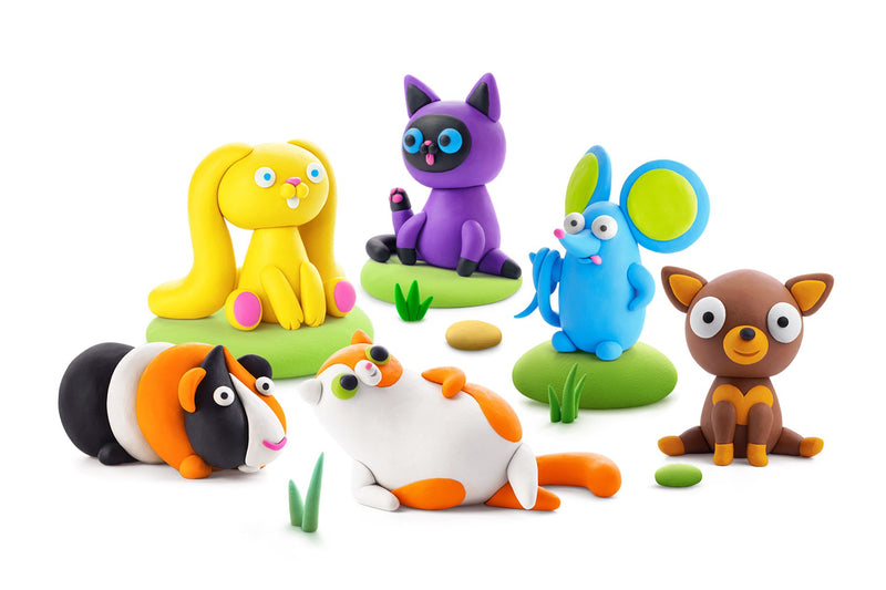 Hey Clay - CLAY SET - FLUFFY PETS - Limolin 