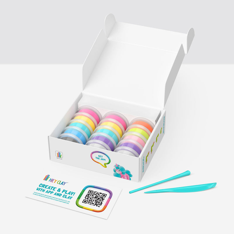 Hey Clay - CLAY SET - RAINBOW UNICORNS - Limolin 