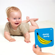 Banana Panda - HIGH CONTRAST - BABY - 12 Cardsa- (6m-9m) - Limolin 