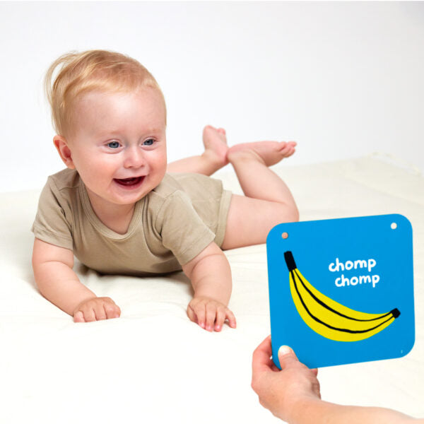 Banana Panda - HIGH CONTRAST - BABY - 12 Cardsa- (6m-9m) - Limolin 