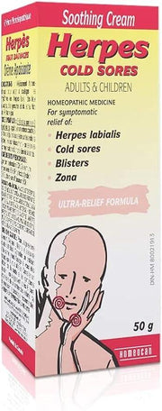 Homeocan - Cream Line For Adults - Herpes Soothing - 50 g - Limolin 