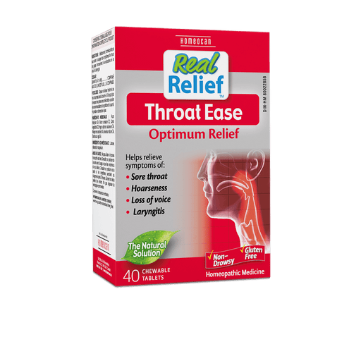 Homeocan - Throat Ease - 40 tabs - Limolin 