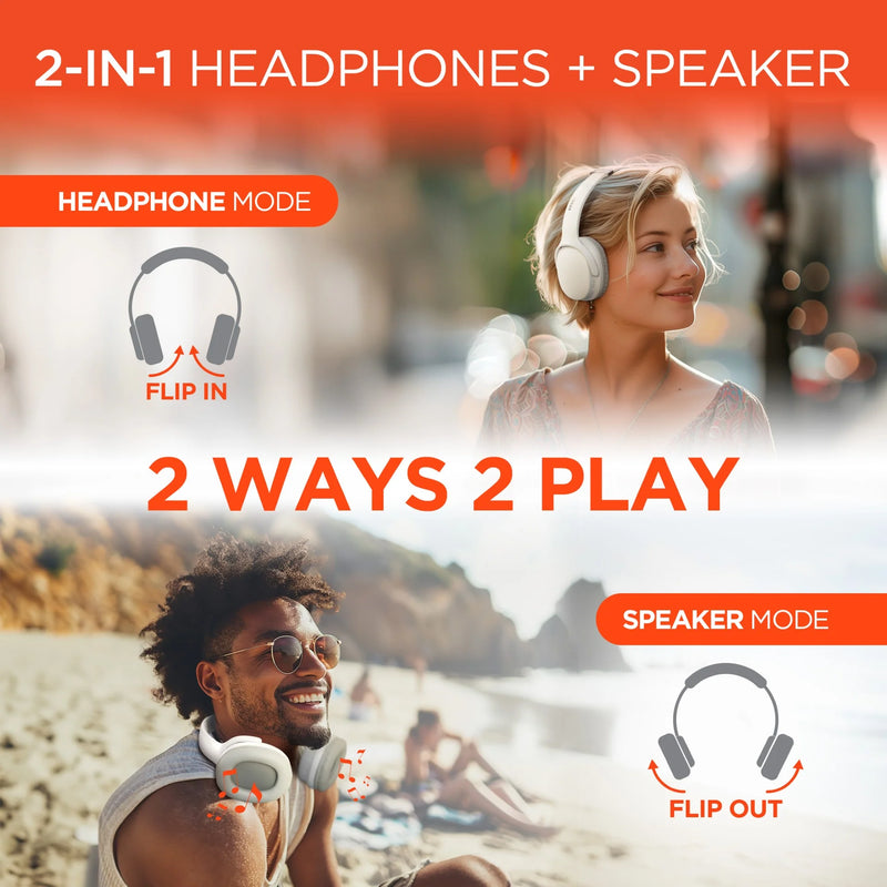 HyperGear - Bluetooth Headset &Amp; Speakers 2-In-1 - Limolin 