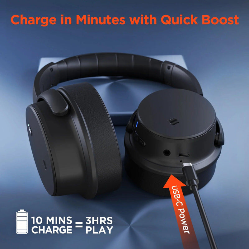 HyperGear - Headphones Bluetooth Over The Ear - Black - Limolin 