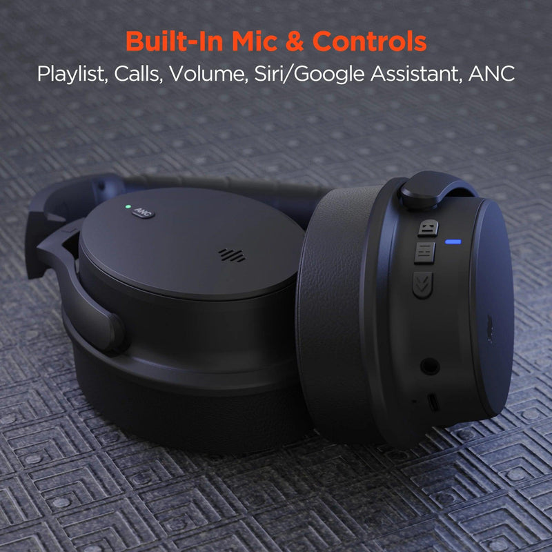 HyperGear - Headphones Bluetooth Over The Ear - Black - Limolin 