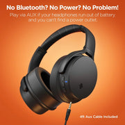 HyperGear - Headphones Bluetooth Over The Ear - Black - Limolin 