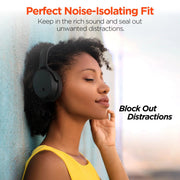 HyperGear - Headphones Bluetooth Over The Ear - Black - Limolin 