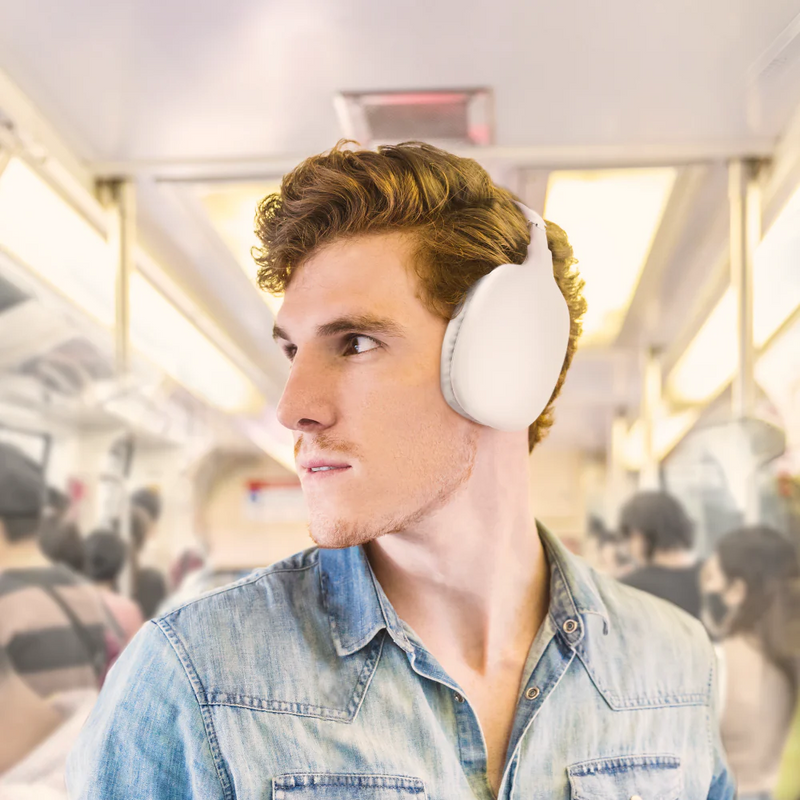 HyperGear - Headphones Bluetooth Vibe Over The Ear - White - Limolin 