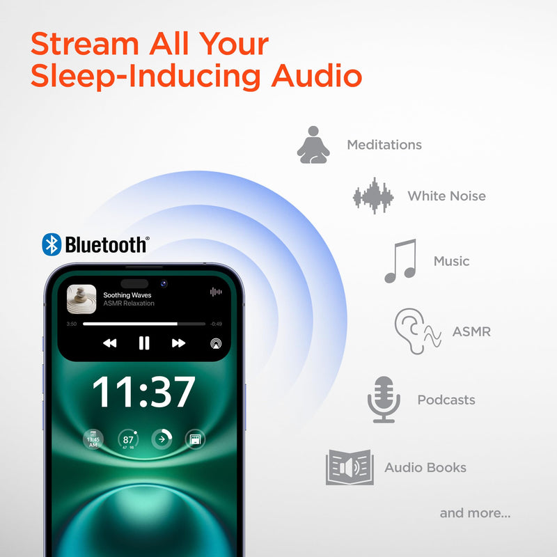 HyperGear - Hypergear Earbuds Bluetooth Sleepeez Mini - Black - Limolin 