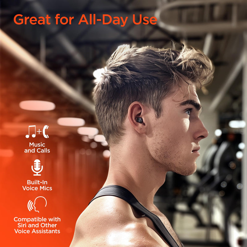 HyperGear - Hypergear Earbuds Bluetooth Sleepeez Mini - Black - Limolin 