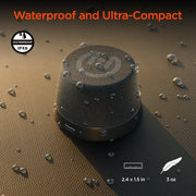 HyperGear - Hypergear Speaker Bluetooth 5W Pocket Popper Mini Attaches To Magsafe Phones Ipx6 Waterproof And Kickstand Built In Mic 8Hr Play Time - Black - Limolin 