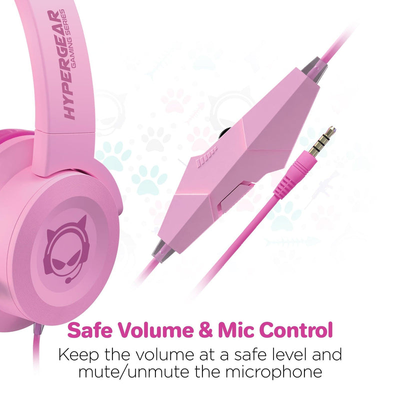 HyperGear - Kombat Kitty Gaming Headset - Limolin 