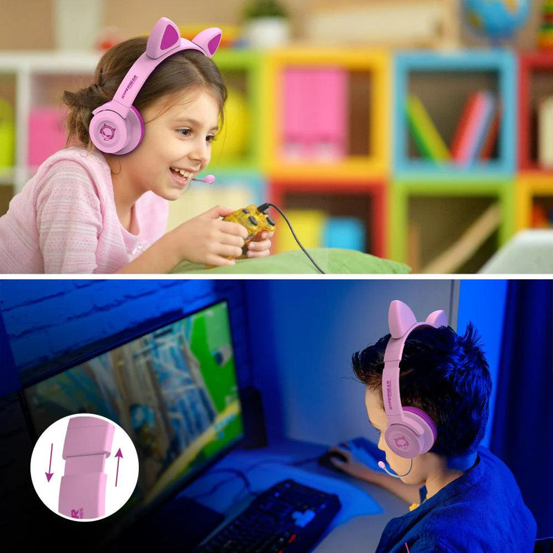 HyperGear - Kombat Kitty Gaming Headset - Limolin 