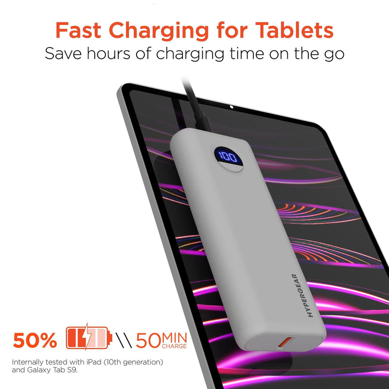 HyperGear - Power Pack Pro+ Fast Charge Power Bank With 35W Usb-C Pd Pps And Digital Display | 20,000Mah - Limolin 
