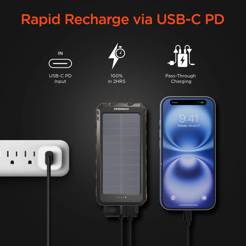 HyperGear - Powerbank 10000-16160 - Black - Limolin 