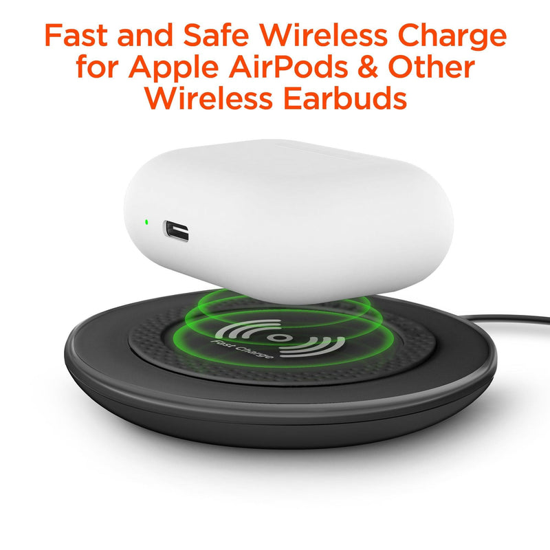 HyperGear - Qi Chargepad Pro 15W Wireless Fast Charger With Usb-C Connector | Black - Limolin 