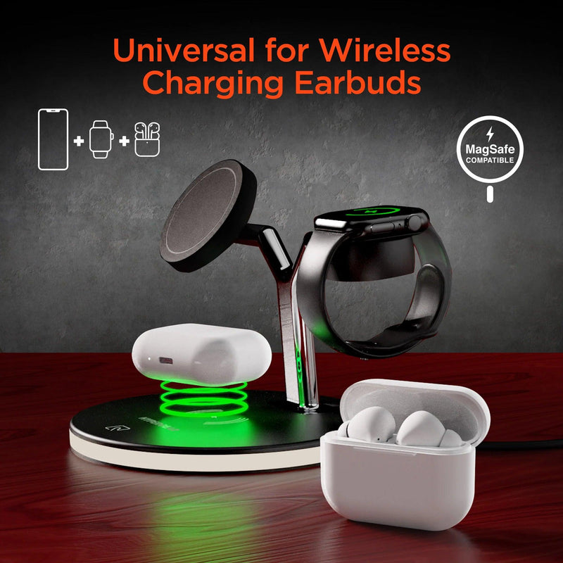 HyperGear - Wireless Charging Stand 3 In 1 - Black - Limolin 