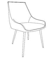 BOWRING - Idalia Dining Chair, Steel Grey