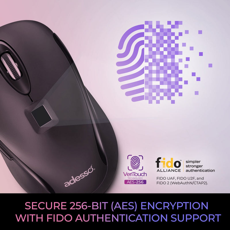 Adesso - Fingerprint Mouse