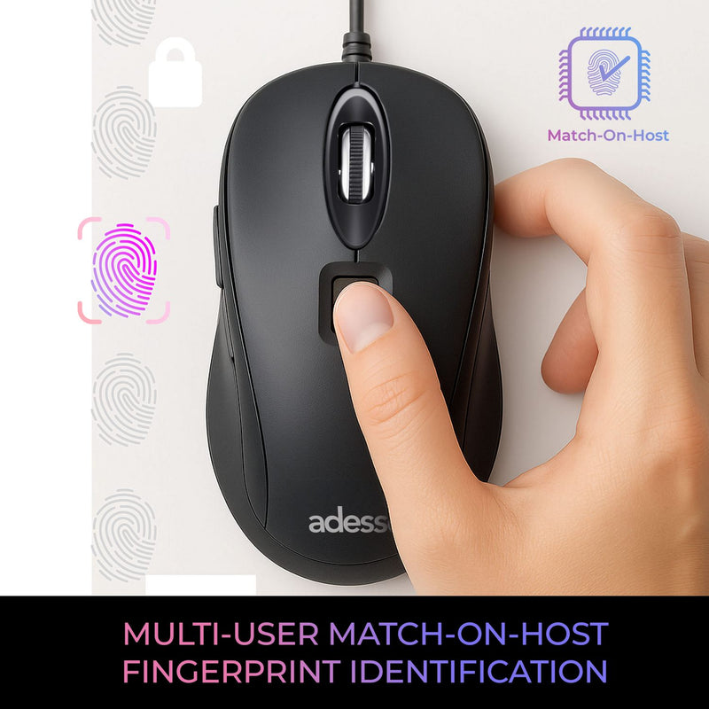 Adesso - Fingerprint Mouse