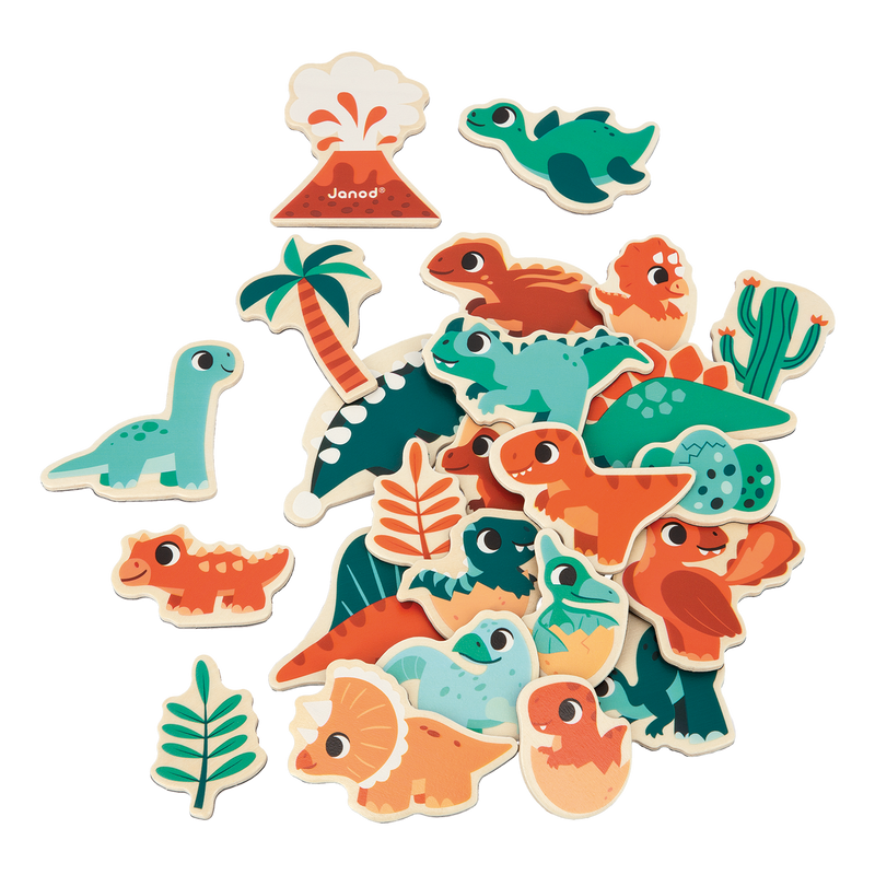 DINO - MAGNETS - 24pcs