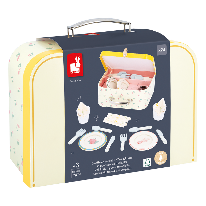 MAMIE SOLEIL: DINNER WARE SUITCASE