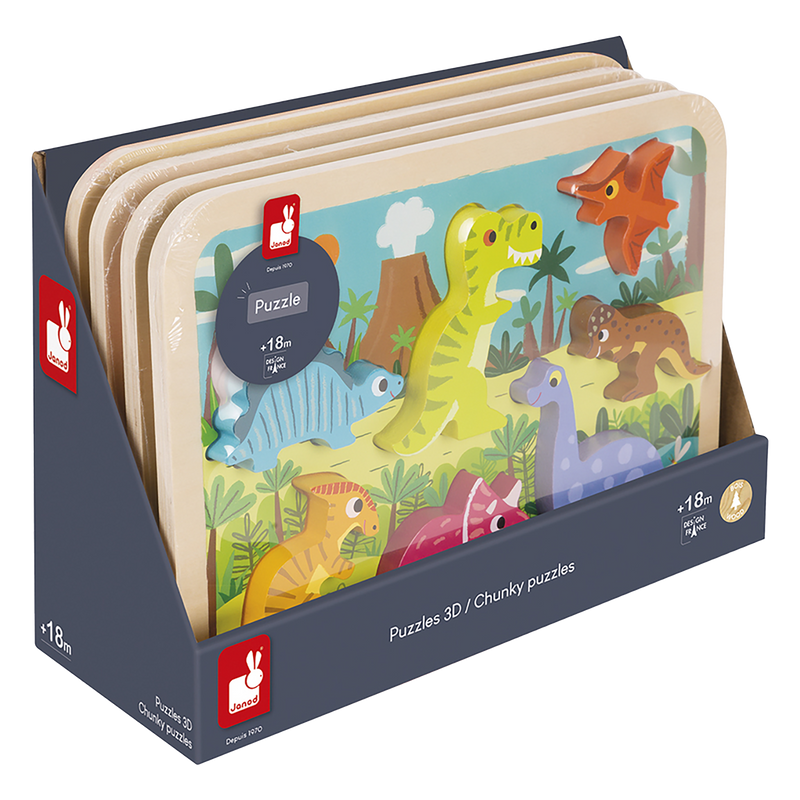 CHUNKY PUZZLE - DINOSAURS