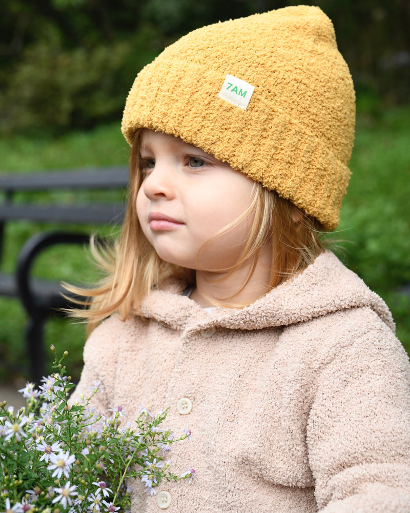 7AM Enfant - Hooded Cardigan - Fuzzy