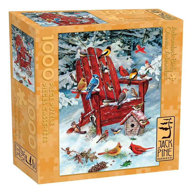 Jack Pine - Adirondack Birds (1000-Piece Puzzle) - Limolin 