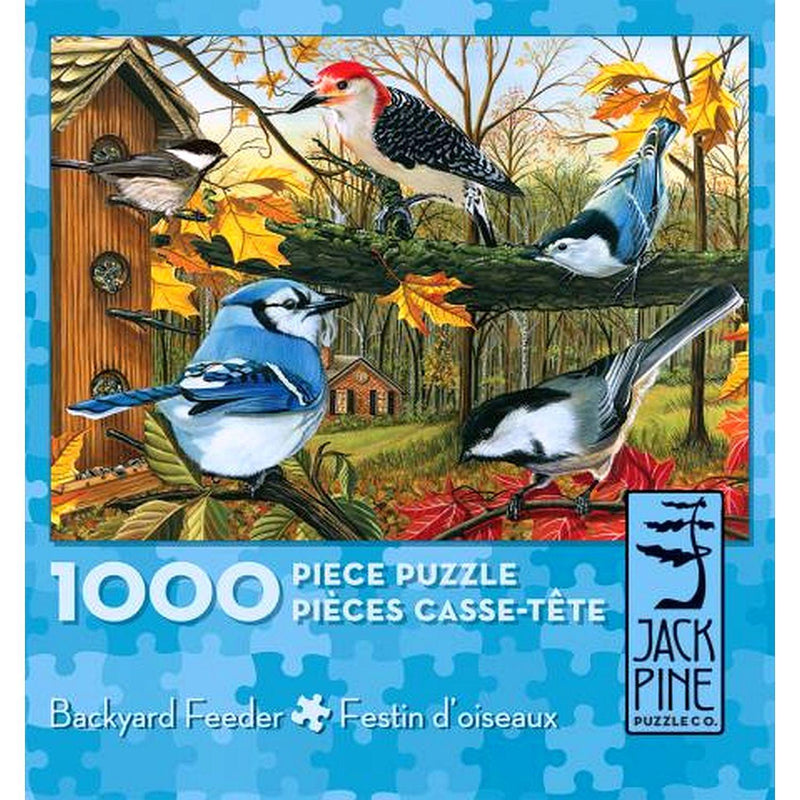 Jack Pine - Backyard Feeder (1000-Piece Puzzle) - Limolin 