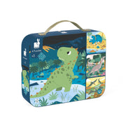 Janod - 4 in 1 Progressive Puzzles - Dinosaurs - Limolin 