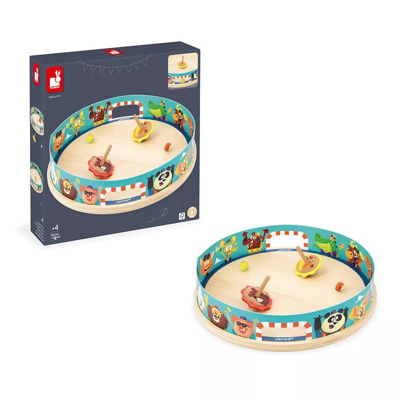 Janod - Arena Applepop Spinning Tops - Limolin 