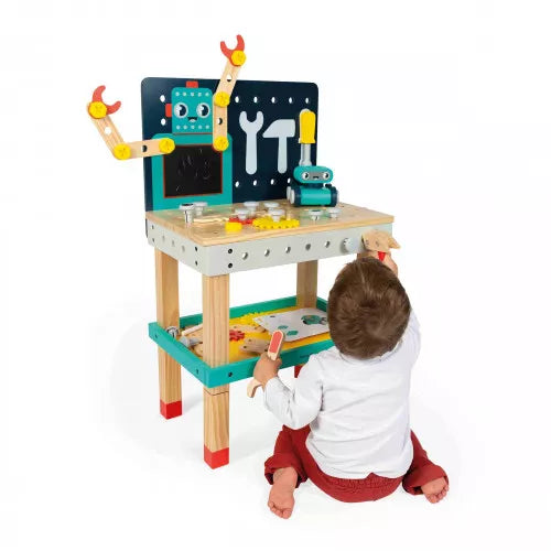 Janod - Brico'Kids: Big Robot Diy Workbench - Limolin 