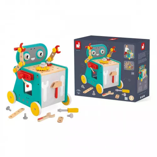 Janod - Brico'Kids: Robot Trolley - Limolin 