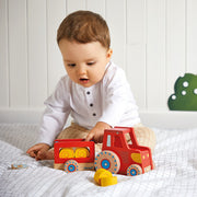 Janod - Farm: Pull Along Tractor - Limolin 