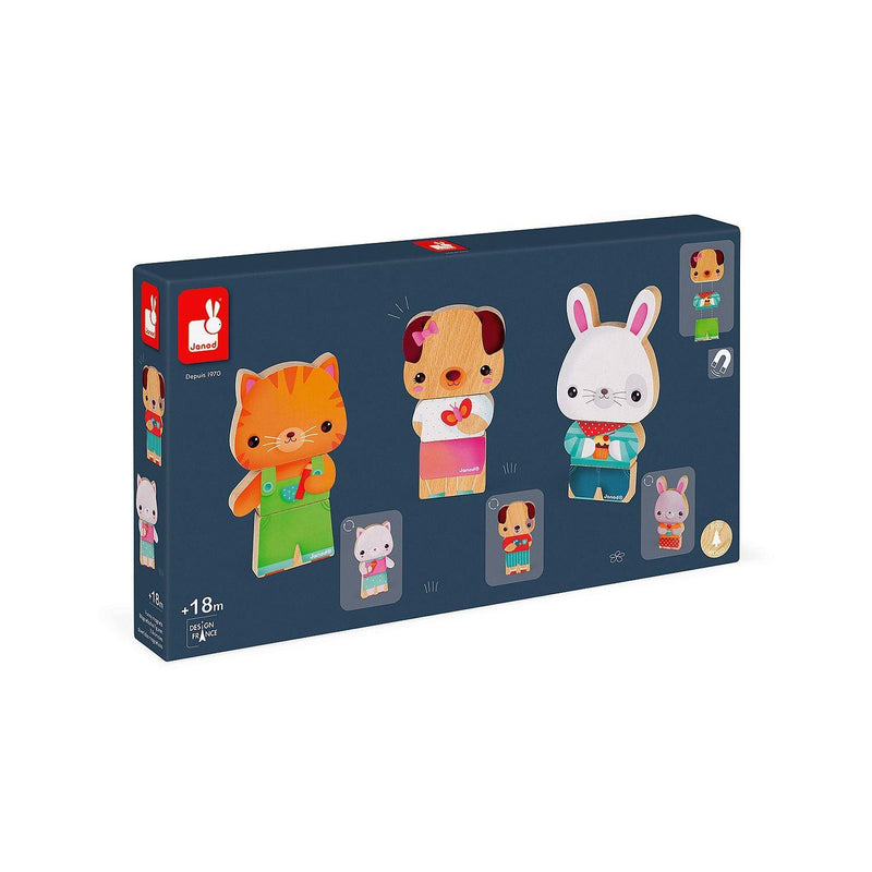 Janod - Funny Magnets - Pets - Limolin 