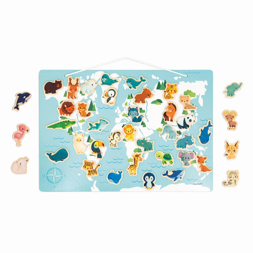 Janod - My Minikids Magnetic World Map - Limolin 