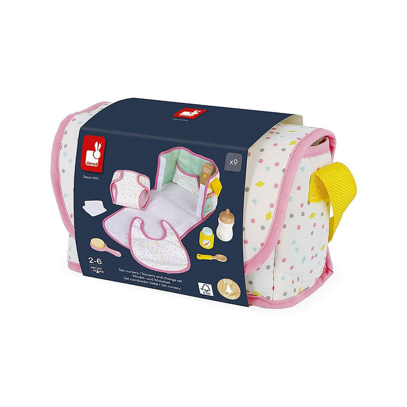 Janod - Nursery & Changing Doll Set - Limolin 