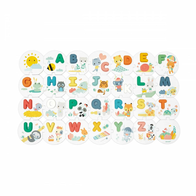 Janod - Pure - My First Alphabet Puzzle (FR) - Limolin 