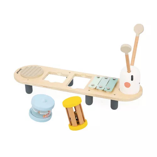 Janod - Sweet Cocoon: Caterpillar Sound Awakening Stand - Limolin 