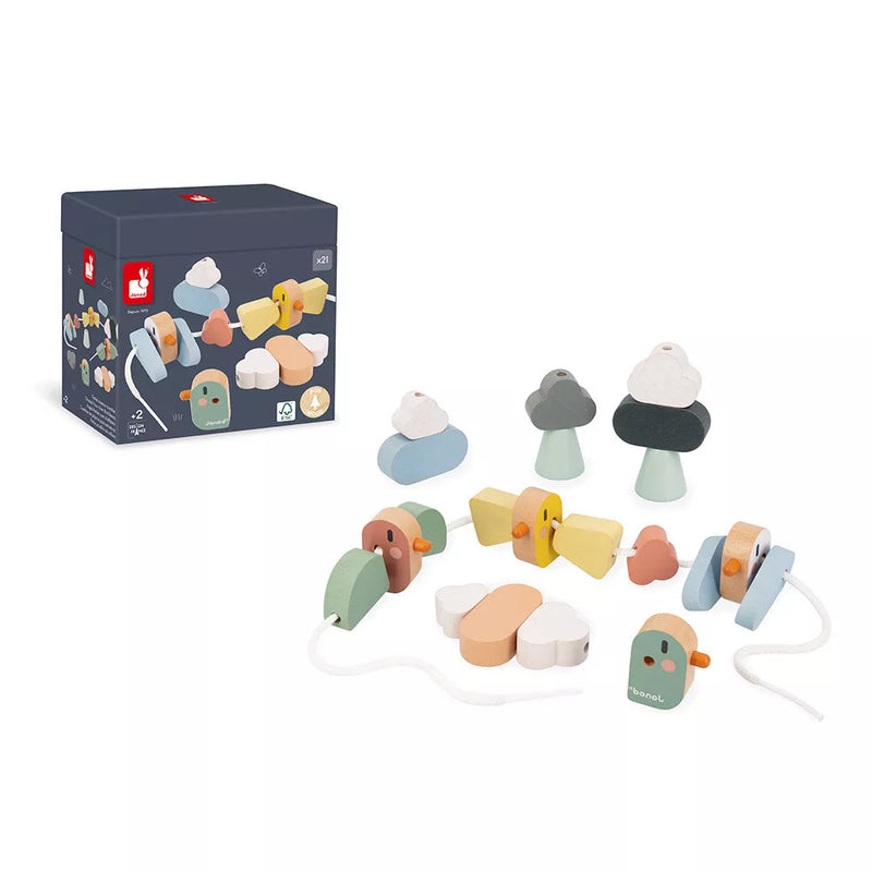 Janod - Sweet Cocoon: Thread-Your-Own Bird Beads - Limolin 