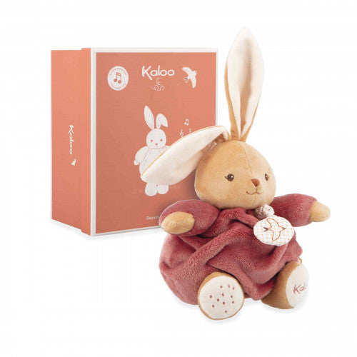 Kaloo - Intemporel - Soleil Rabbit Musical - Dark Pink - 17Cm - Limolin 