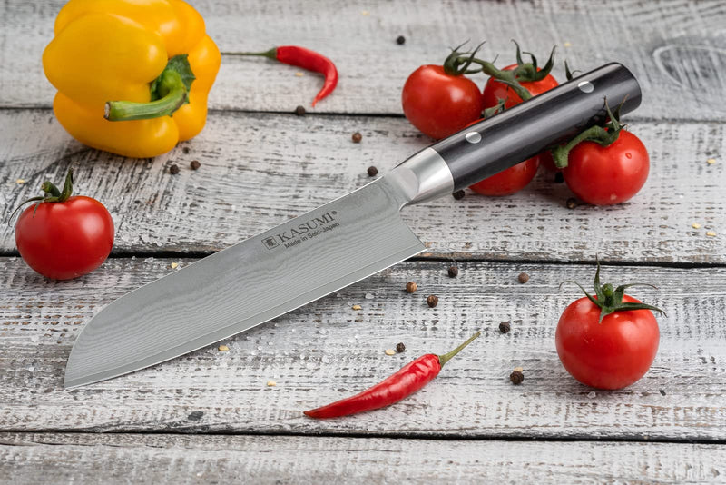 Kasumi - DAMASCUS Japanese Chef Knife 18cm/7" - Limolin 
