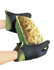 Kitchen Grips - Petite/Kids Mitt 28cm/11" Black/Black FLXaPrene - Limolin 
